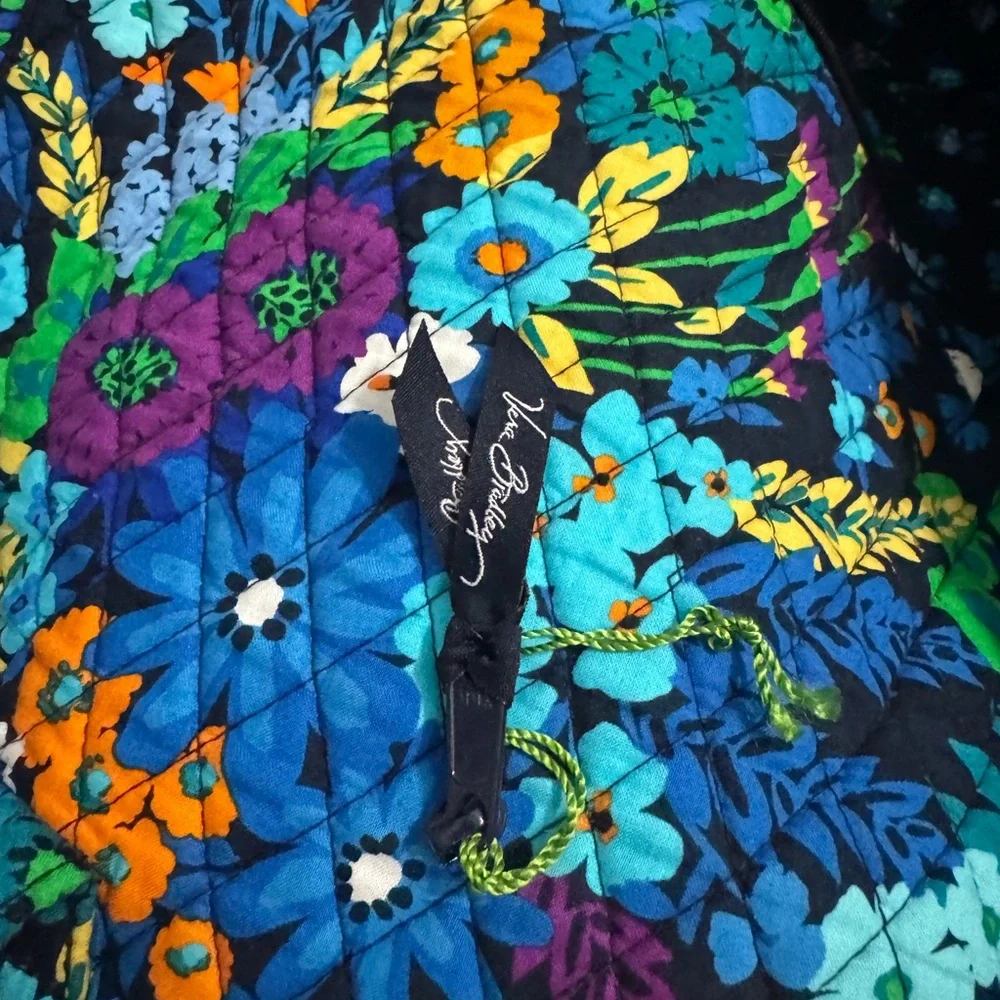 Vera Bradley Floral Quilted Travel Tote in Blue - Picture 3 of 3